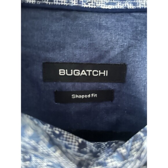 Unique Bugatchi 2XL Shaped Fit Men's Floral Long Sleeve Button Down Shirt - Picture 2 of 9